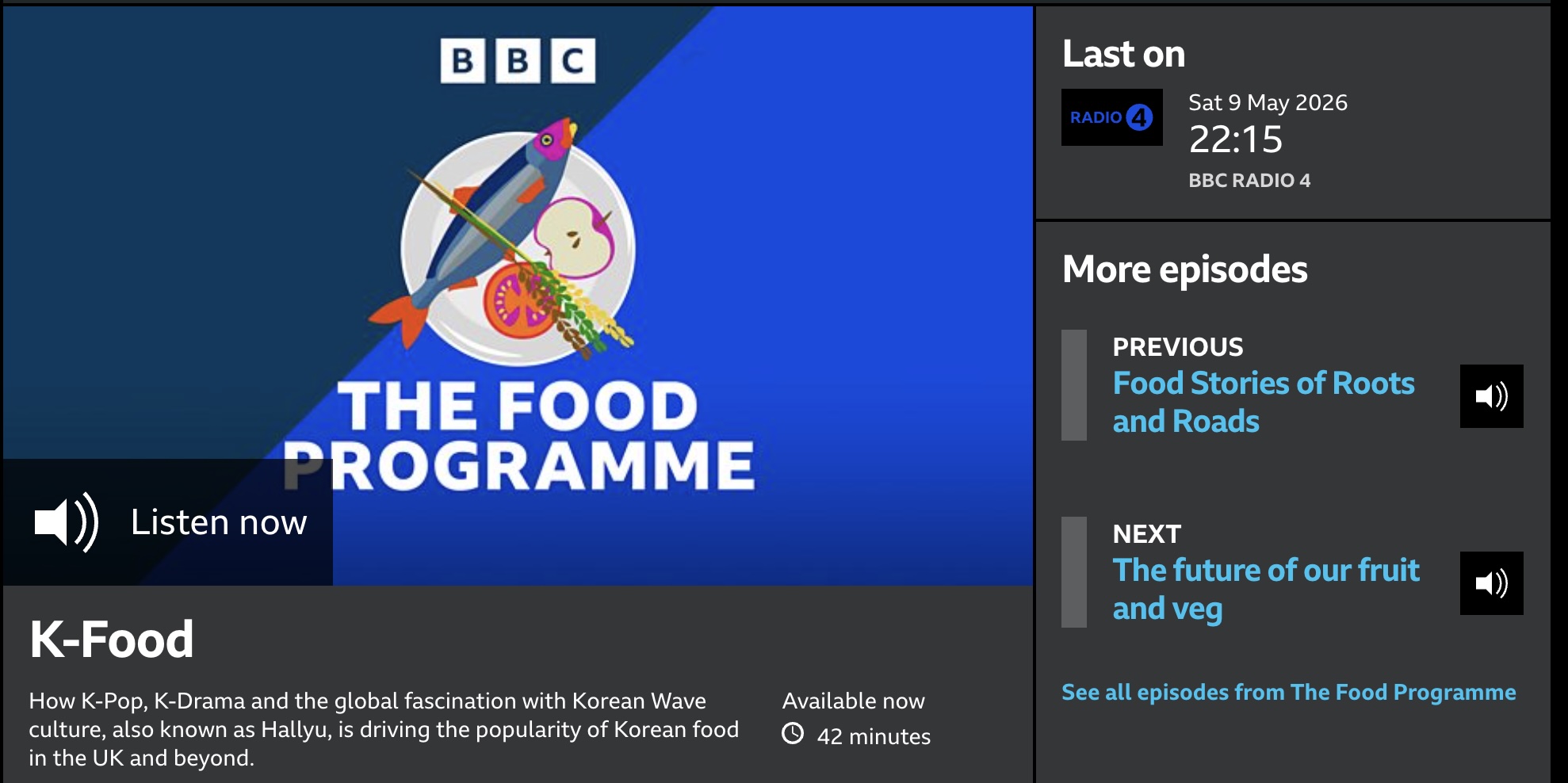 BBC The Food Programme