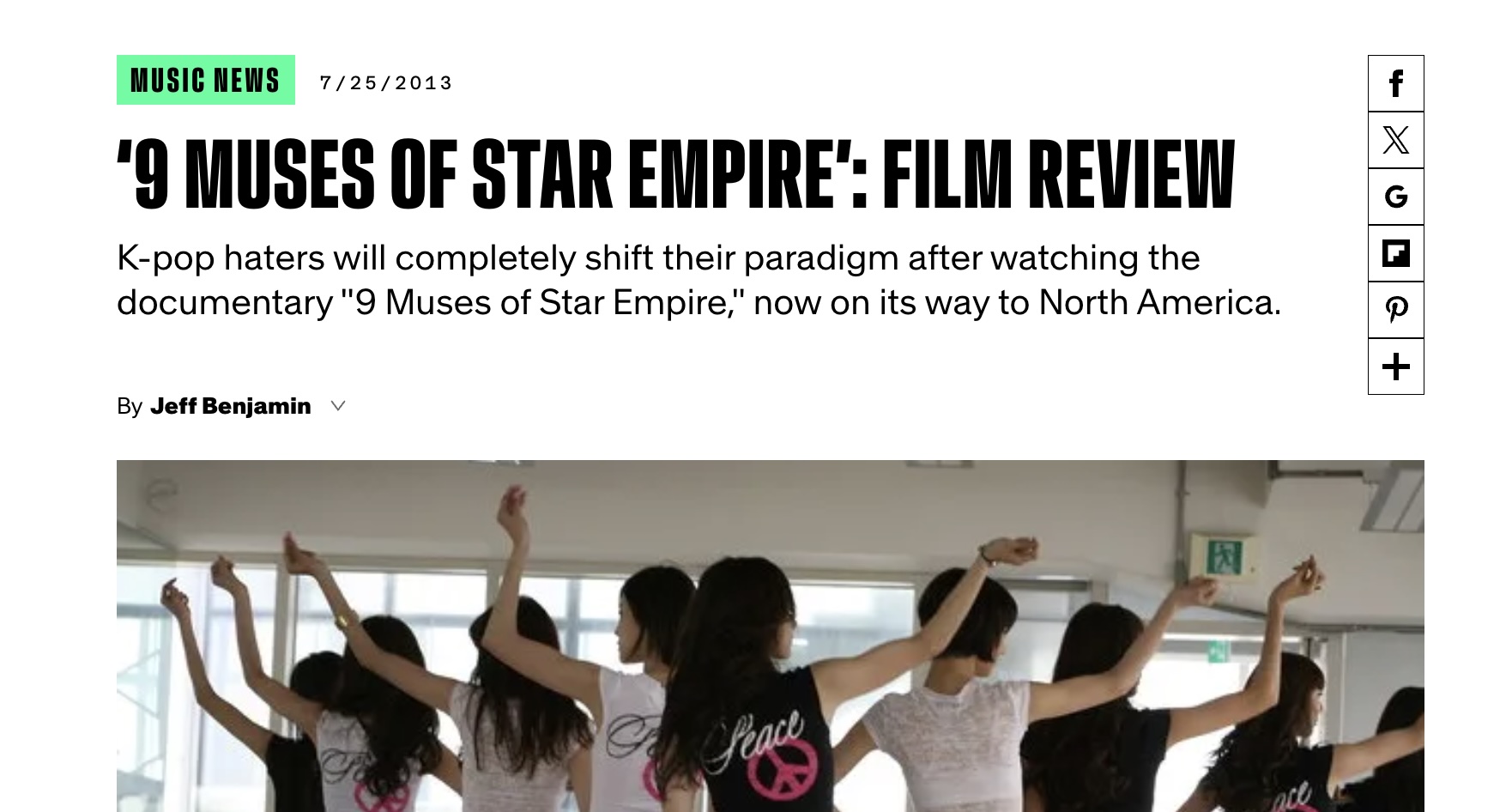 Billboard Article
